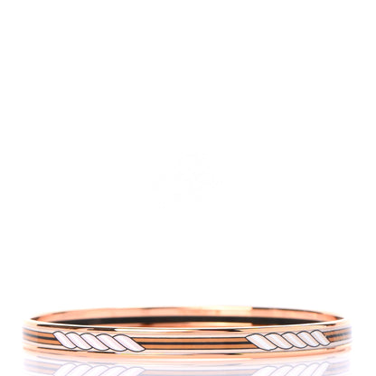 Hermes Enamel Printed Extra Narrow Bracelet 65 3 of 5