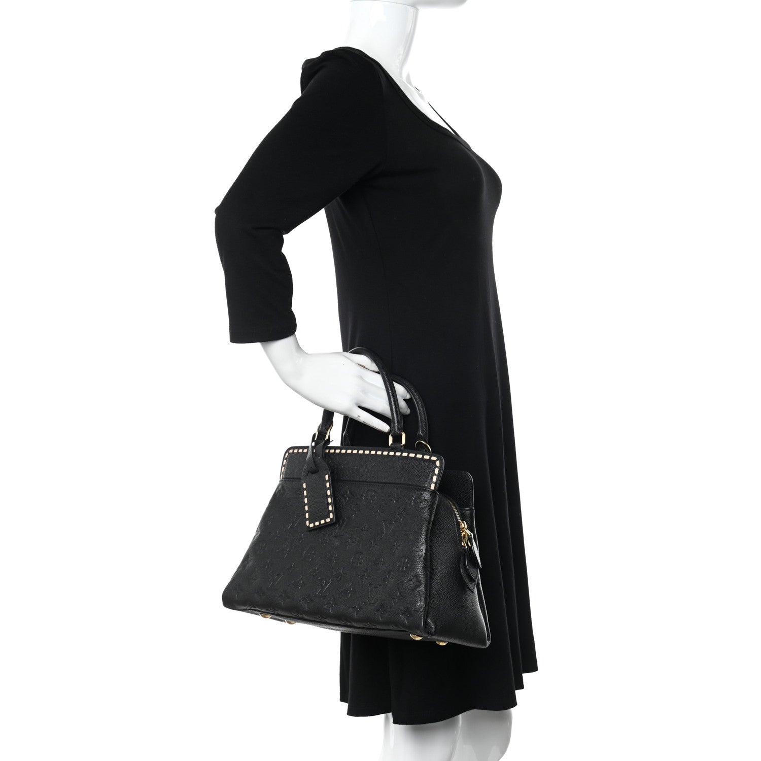 Louis Vuitton Empreinte Vosges MM Black 2 of 15