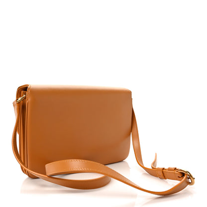 Saint Laurent Smooth Calfskin Le Maillon Satchel Yellow 3 of 10