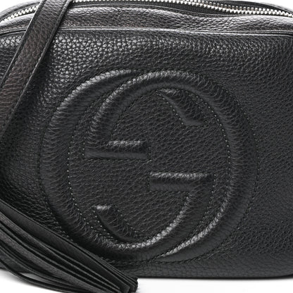 Gucci Pebbled Calfskin Small Soho Disco Bag Black 6 of 8