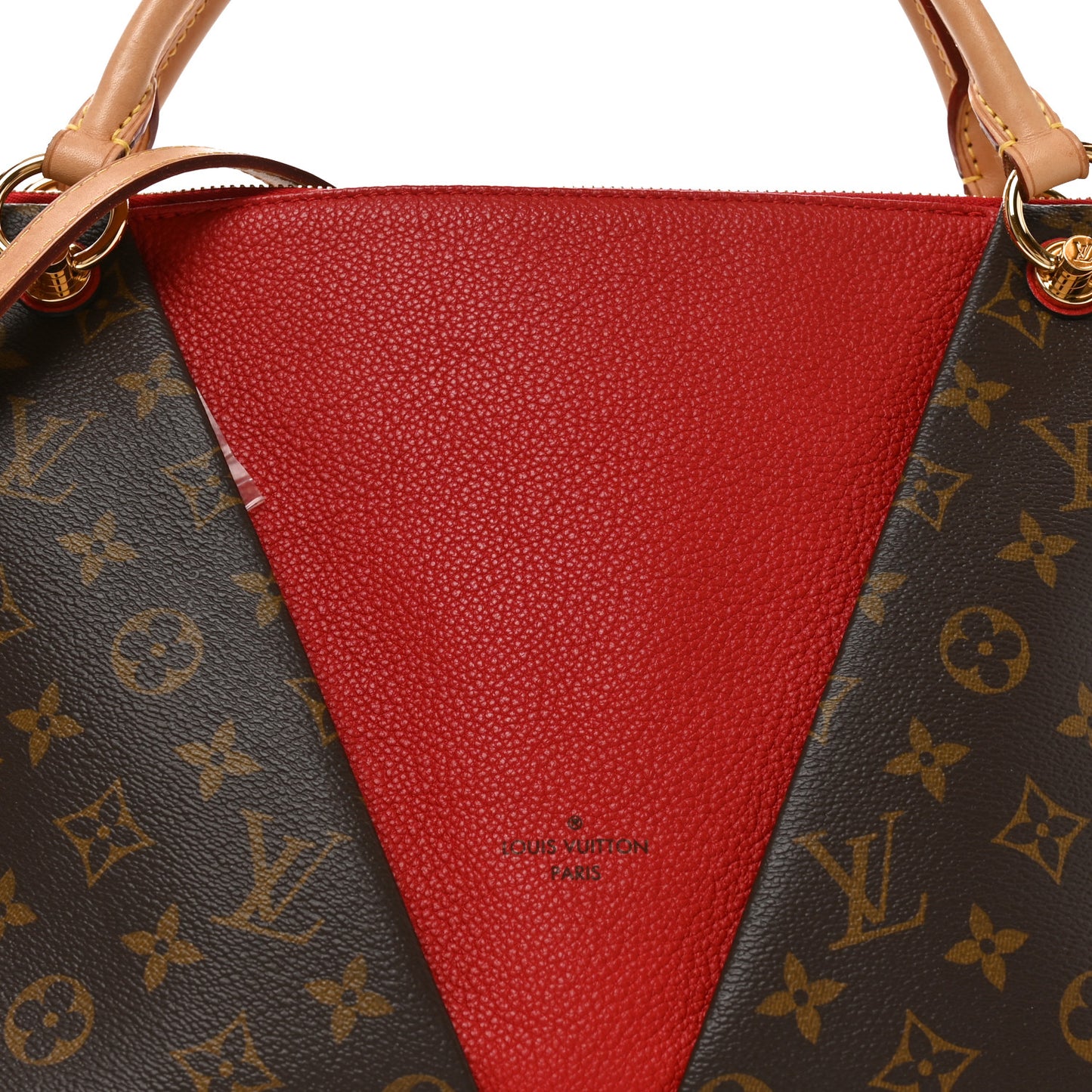 Monogram V Tote MM Cherry