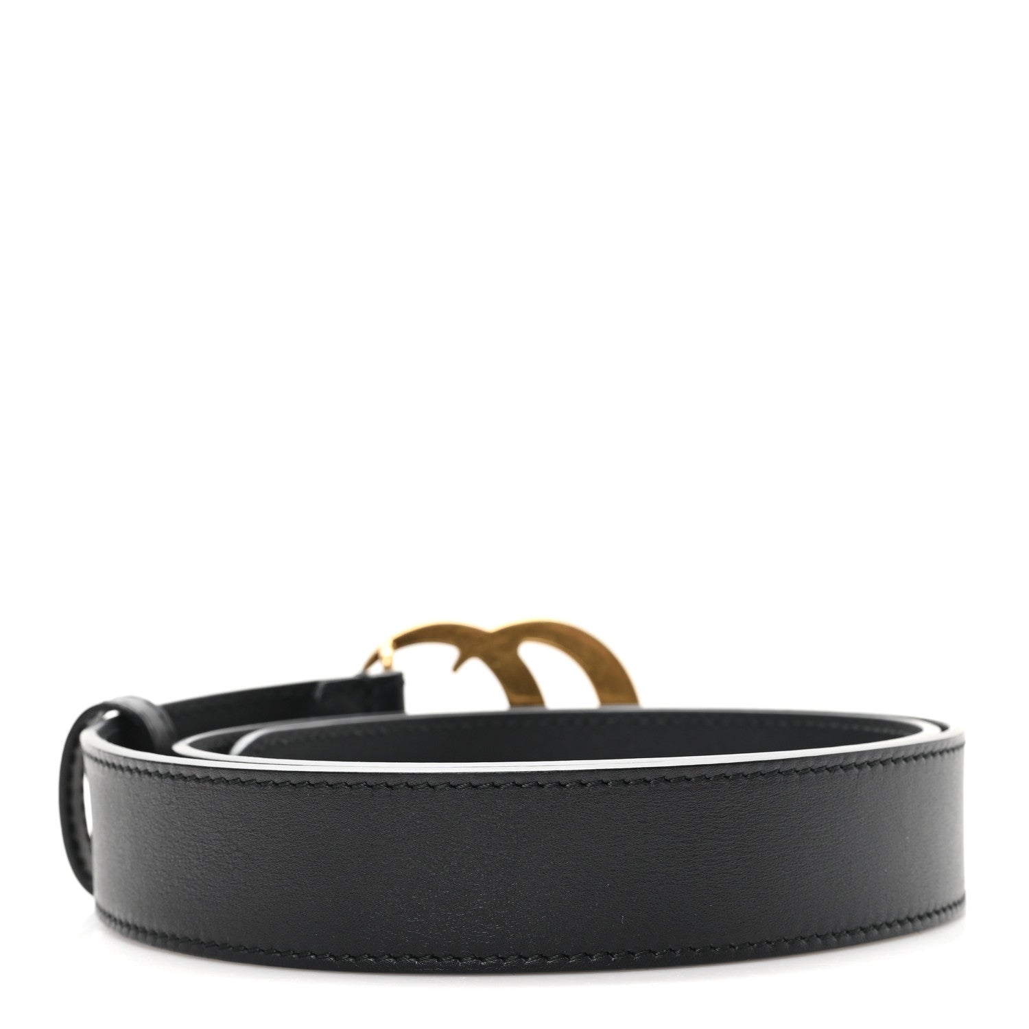 Gucci Calfskin Double G 30mm Belt 75 30 Black 2 of 4