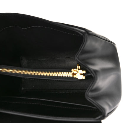 Celine Satinated Calfskin Small 16 Top Handle Bag Black 5 of 10