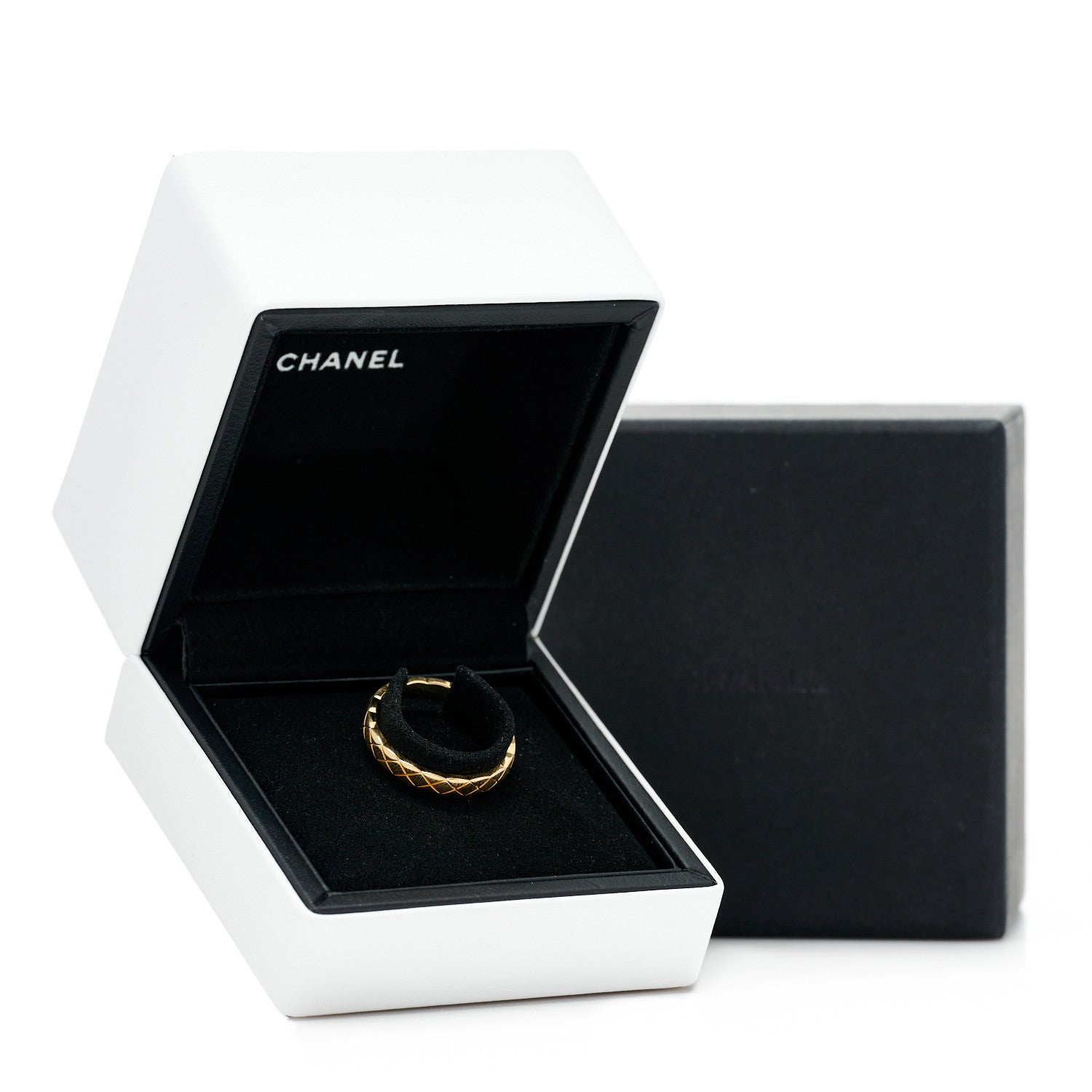 Chanel 18K Yellow Gold Mini Coco Crush Ring 57 8 6 of 6
