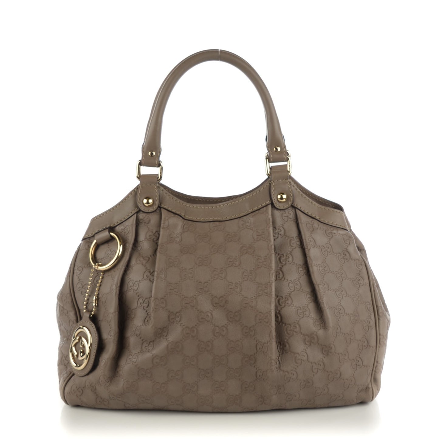 Guccissima Medium Sukey Tote Taupe