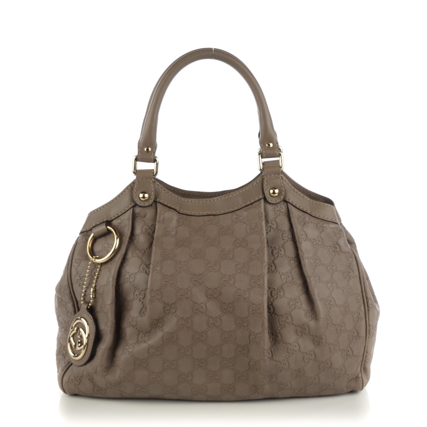 Gucci Guccissima Medium Sukey Tote Taupe 1 of 7