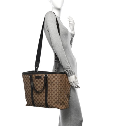 Gucci GG Monogram Large Joy Tote Bag Dark Brown 2 of 10