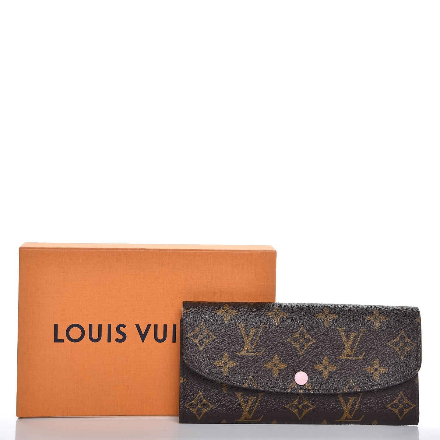 Monogram Emilie Wallet Rose Ballerine