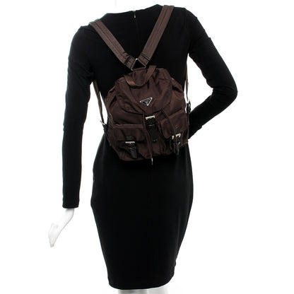 Prada Tessuto Nylon Vela Small Backpack Moro 2 of 7