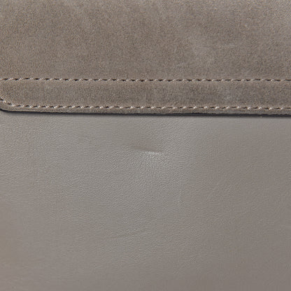 Chloe Suede Calfskin Small Faye Shoulder Bag Motty Grey 12 of 15