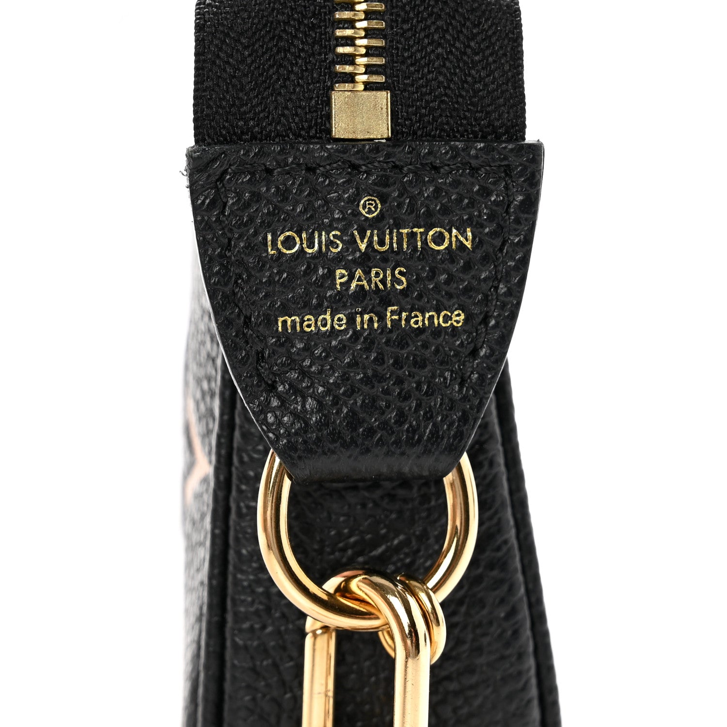 Louis Vuitton Empreinte Monogram Giant Mini Pochette Accessories Black 5 of 5