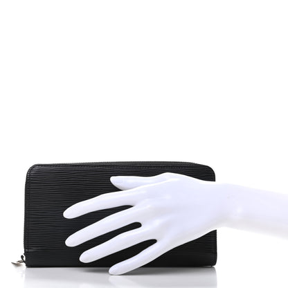 Louis Vuitton Epi Zippy Wallet Black 2 of 9