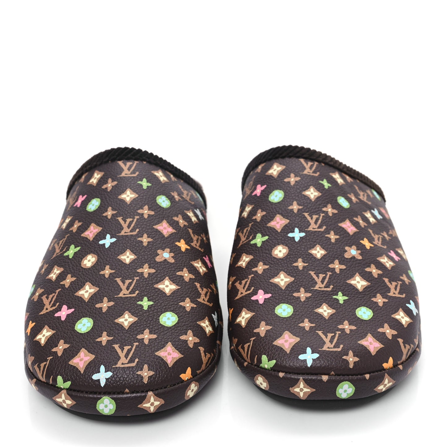 X TYLER THE CREATOR Monogram Craggy LV Palace Mens Slippers 9 Mocha