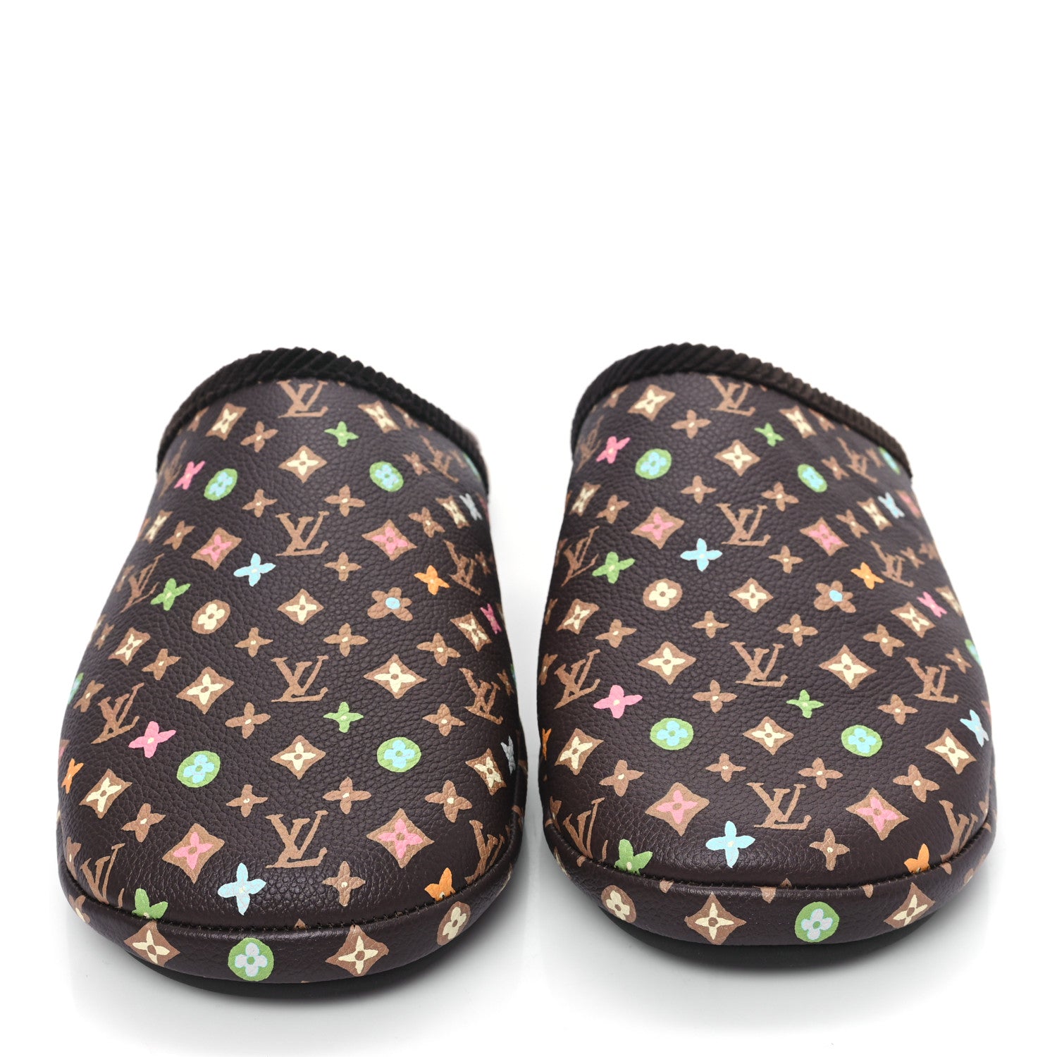 Louis Vuitton X TYLER THE CREATOR Monogram Craggy LV Palace Mens Slippers 9 Mocha 2 of 10