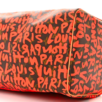 Louis Vuitton Monogram Graffiti Speedy 30 Orange 10 of 10