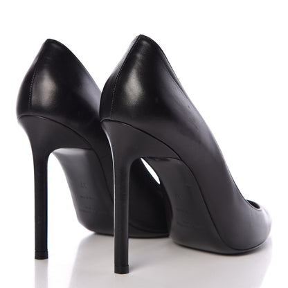 Saint Laurent Calfskin Zoe 105 Pumps 37 Black 5 of 9