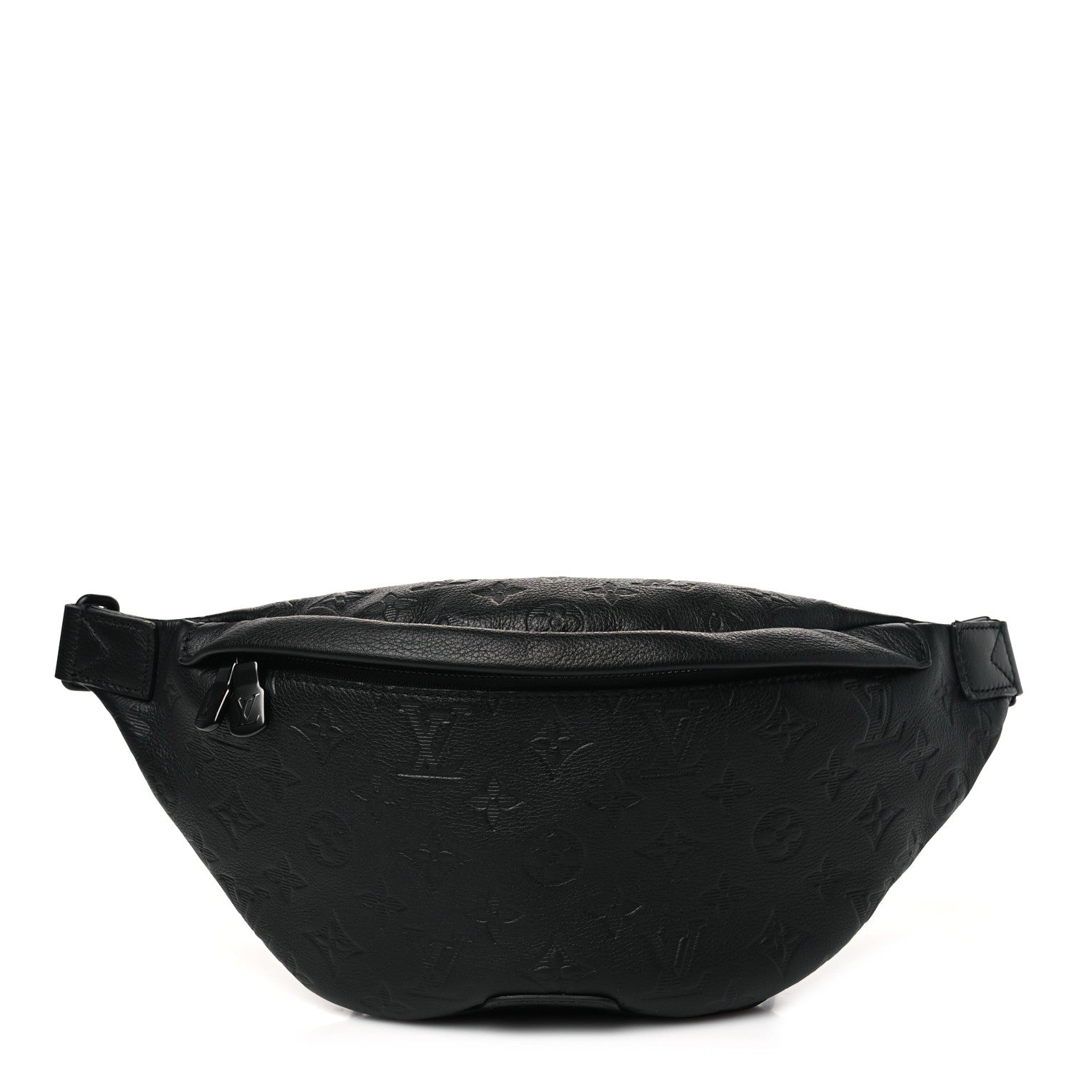 Louis Vuitton Calfskin Monogram Shadow Discovery Bumbag PM Black 1 of 9