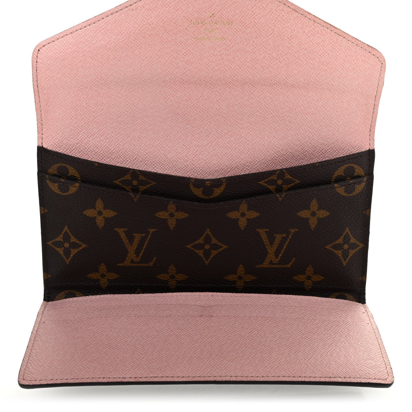 Monogram Josephine Wallet Rose Ballerine