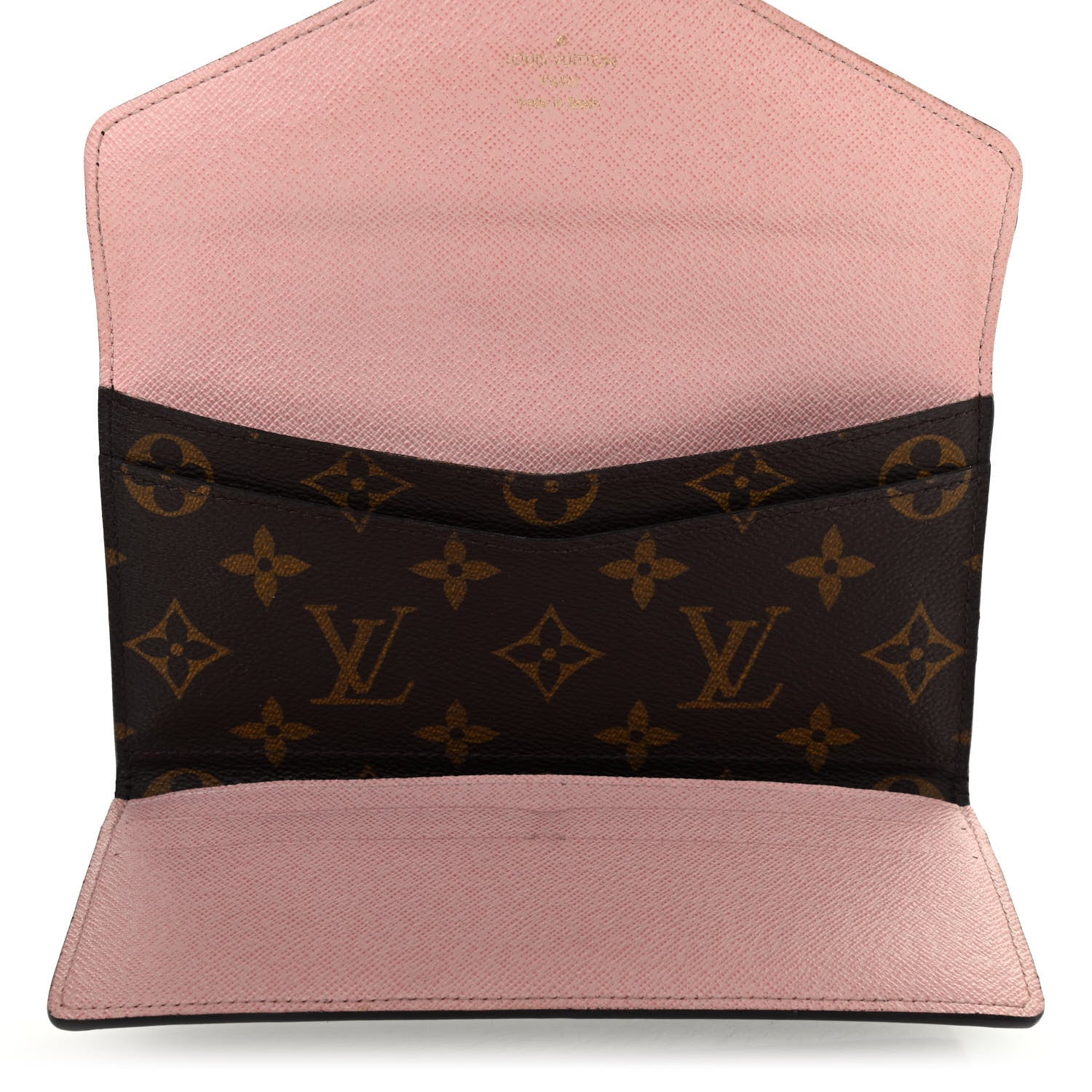 Louis Vuitton Monogram Josephine Wallet Rose Ballerine 6 of 12