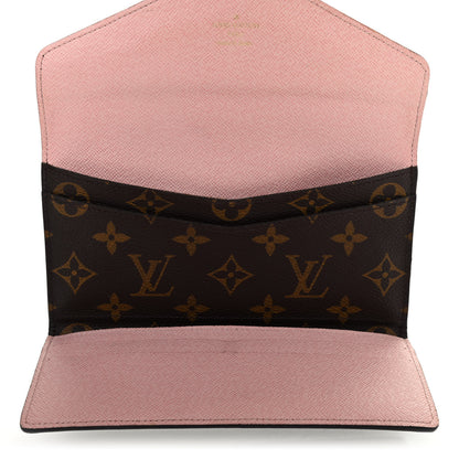 Louis Vuitton Monogram Josephine Wallet Rose Ballerine 6 of 12