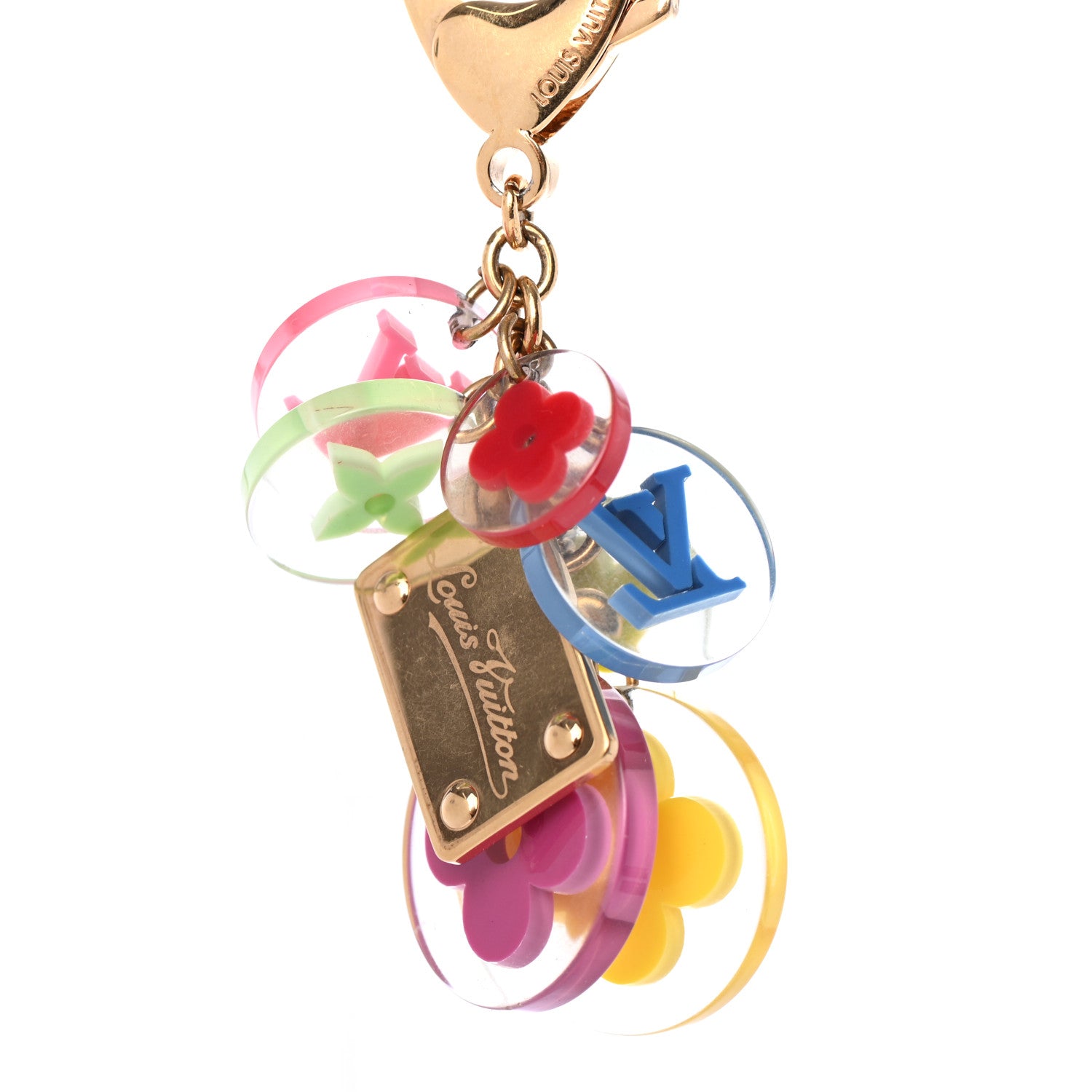 Louis Vuitton Resin Candy Fleurs Bag Charm Multicolor 4 of 4