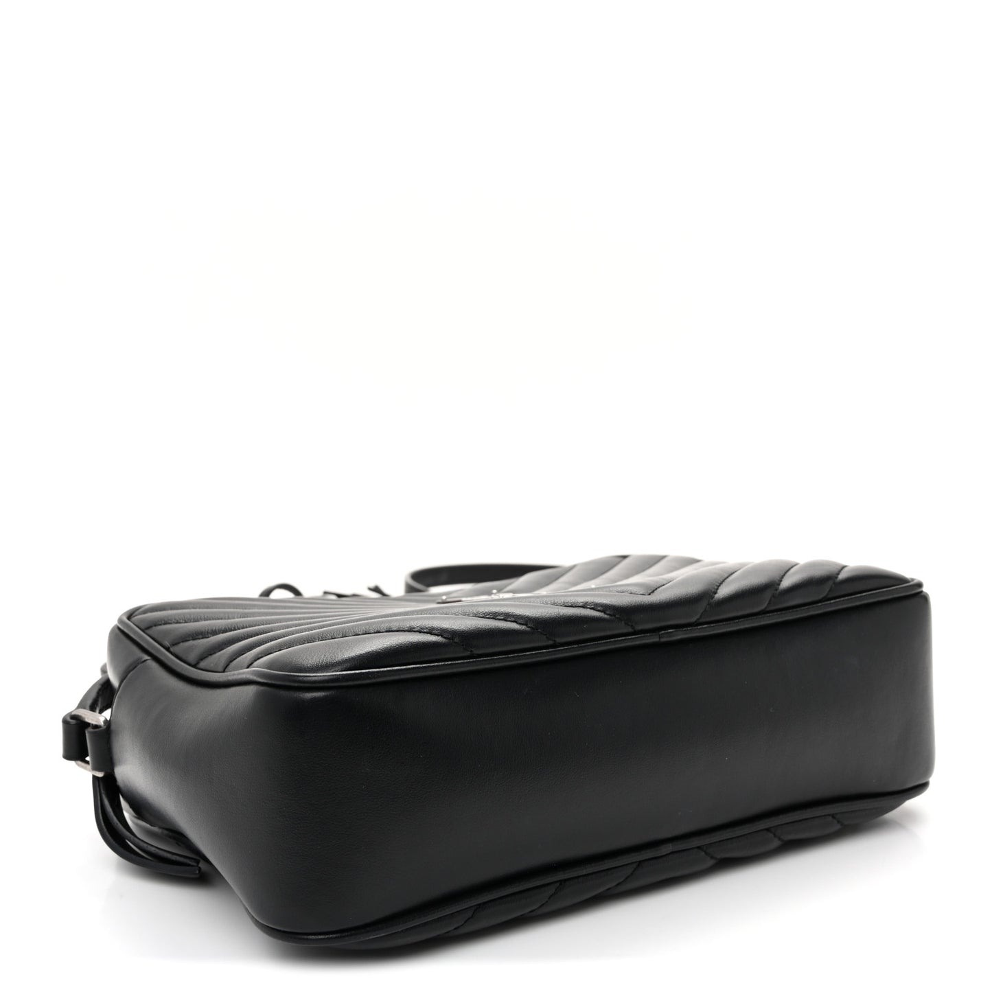 Calfskin Matelasse Monogram Lou Camera Bag Black