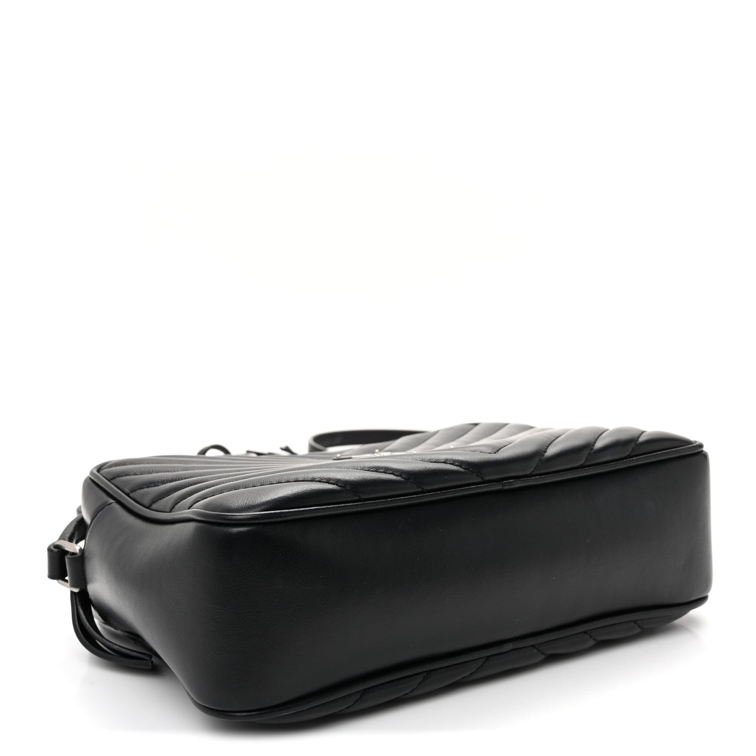 Saint Laurent Calfskin Matelasse Monogram Lou Camera Bag Black 4 of 10