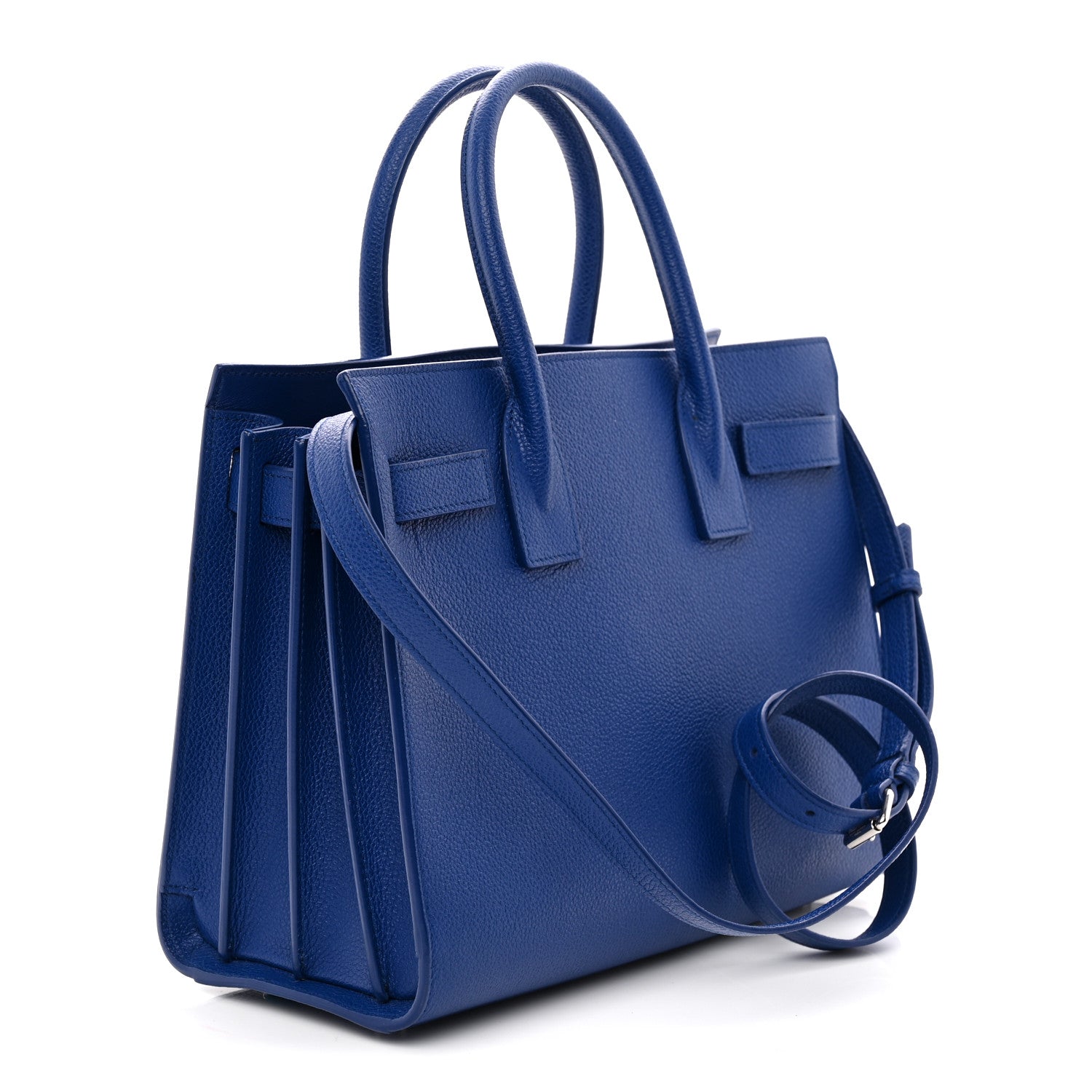 Saint Laurent Grained Calfskin Baby Sac De Jour Outremer 3 of 10