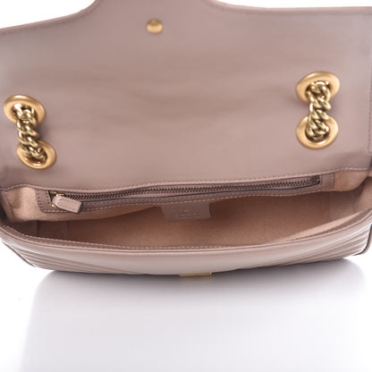 Gucci Calfskin Matelasse Small GG Marmont Shoulder Bag Porcelain Rose 5 of 7