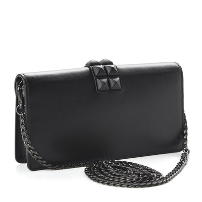 Prada City Calfskin Studded Mini Elektra Crossbody Bag Black 3 of 10