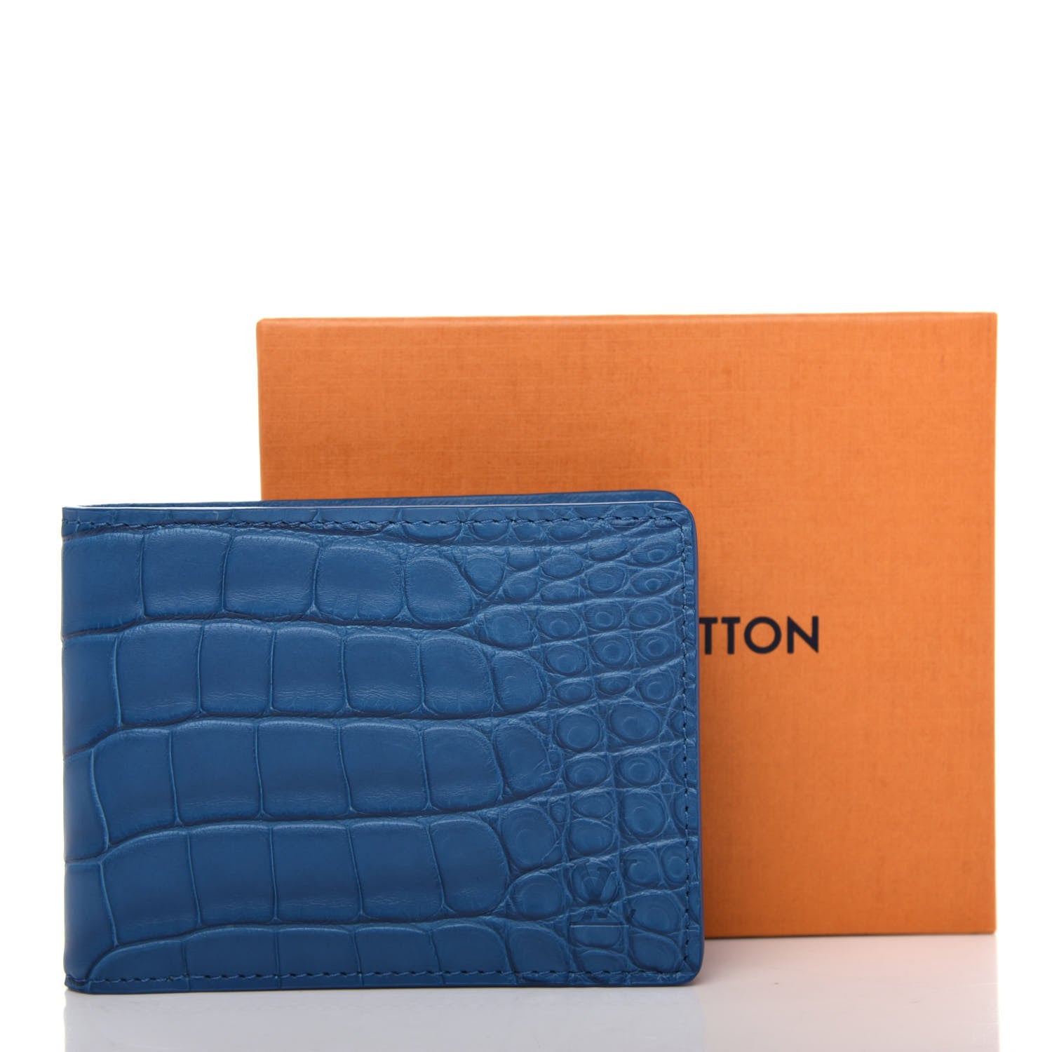 Louis Vuitton Crocodile Multiple Wallet Iceberg 7 of 7