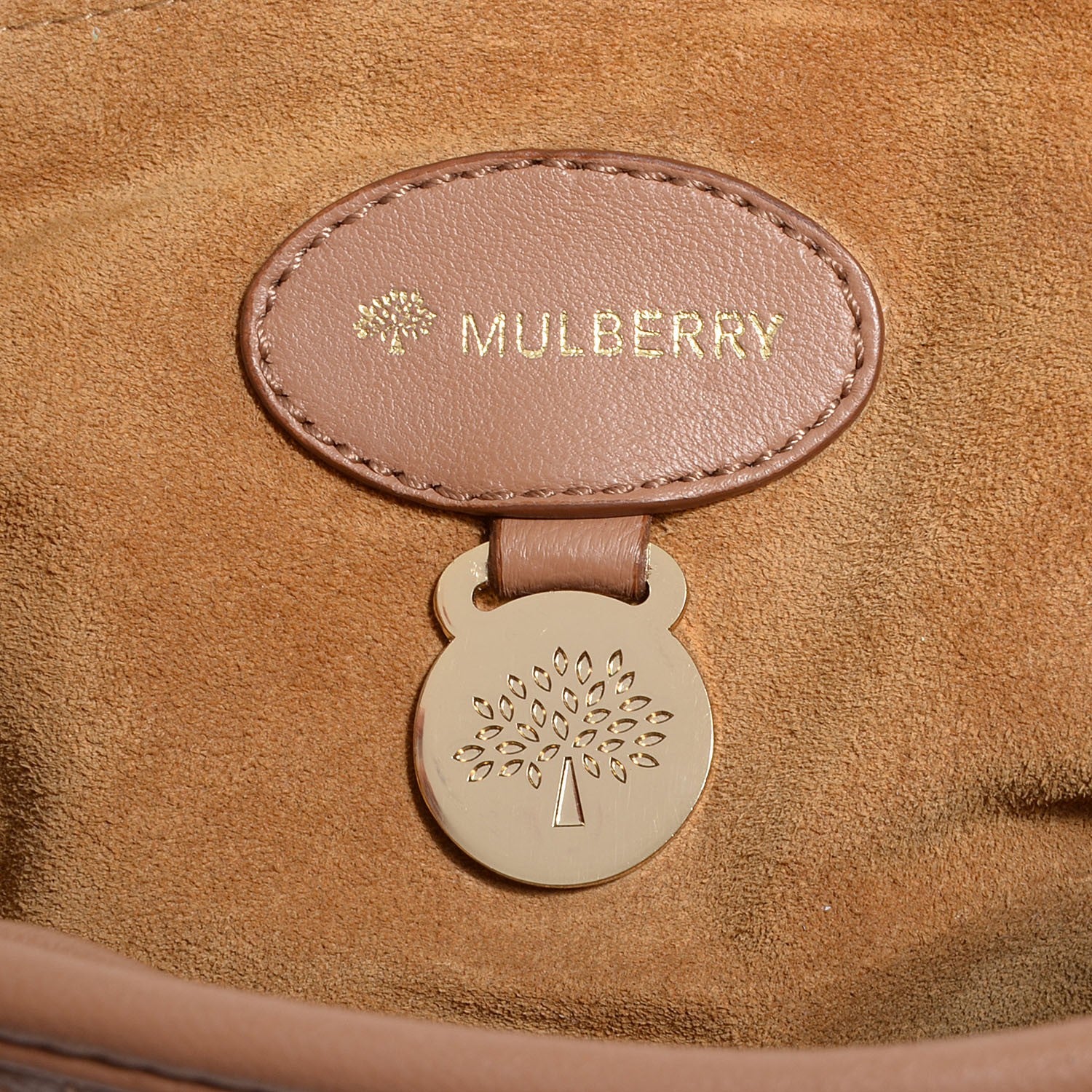Mulberry Nappa Quilted Medium Alexa Deer Brown 6 of 12