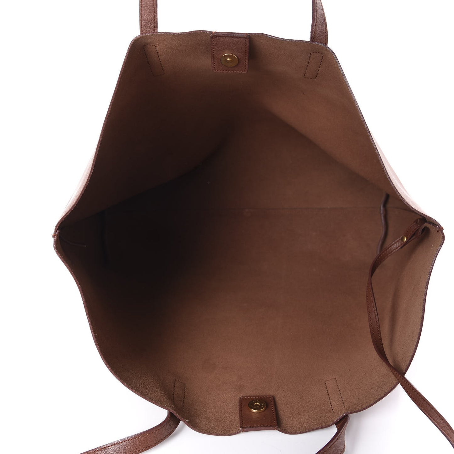 Calfskin Large Shopping Tote Cognac