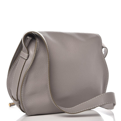 Chloe Calfskin Medium Marcie Round Crossbody Bag Cashmere Grey 3 of 7
