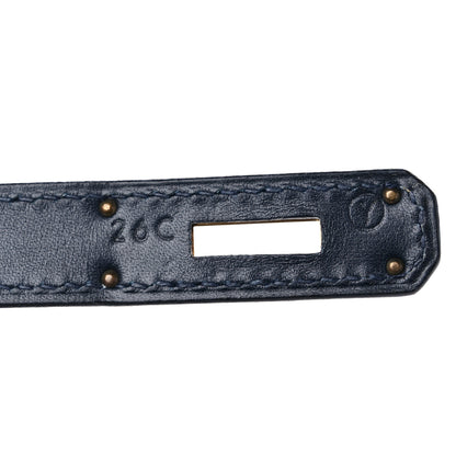 Hermes Box Kelly Retourne 32 Indigo Indigo 7 of 22