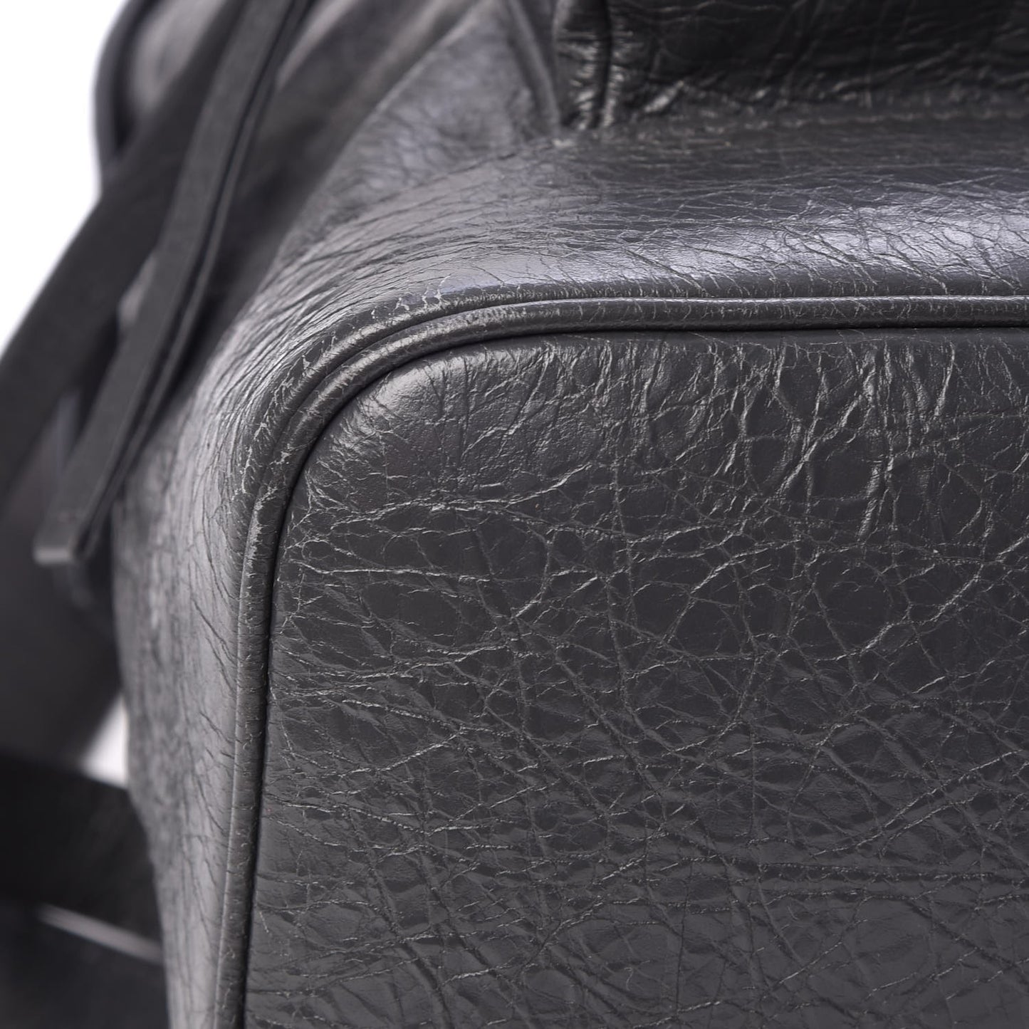 Agneau Classic Hardware Backpack Gris Fossile