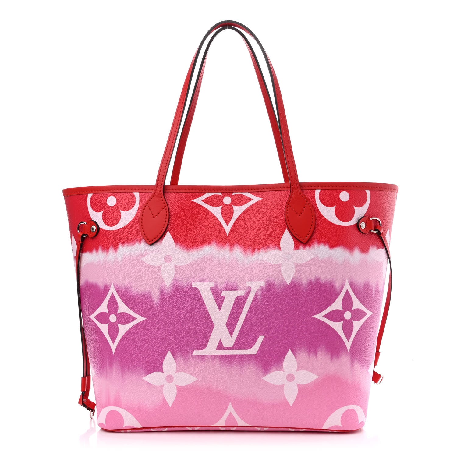 Louis Vuitton Monogram Escale Neverfull MM Rouge 1 of 12
