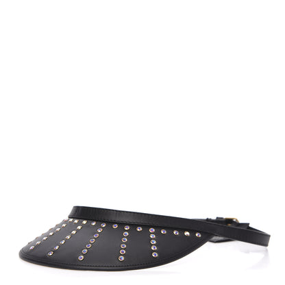 Gucci Lambskin Strass Sun Visor M Black 1 of 5