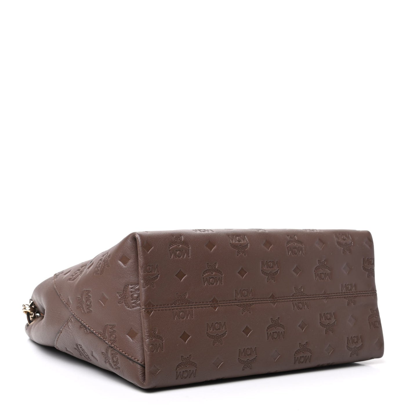 Calfskin Ottomar Monogram Medium Klara Hobo Chestnut