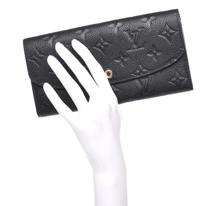 Louis Vuitton Empreinte Emilie Wallet Black Dune 2 of 8