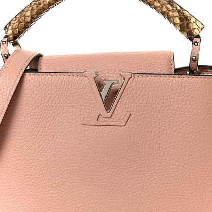 Louis Vuitton Taurillon Snakeskin Capucines BB 7 of 9