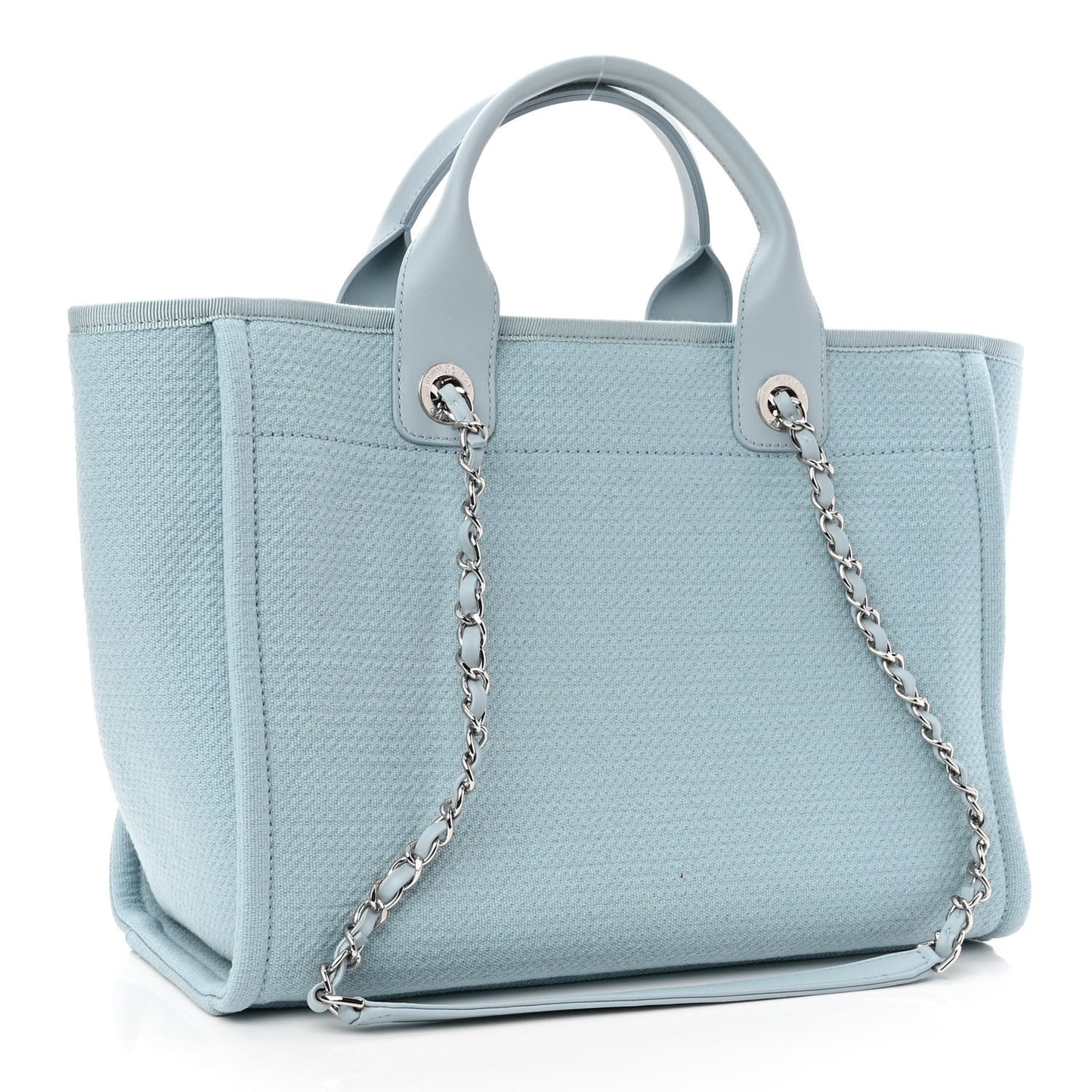 Mixed Fibers Small Deauville Tote Light Blue