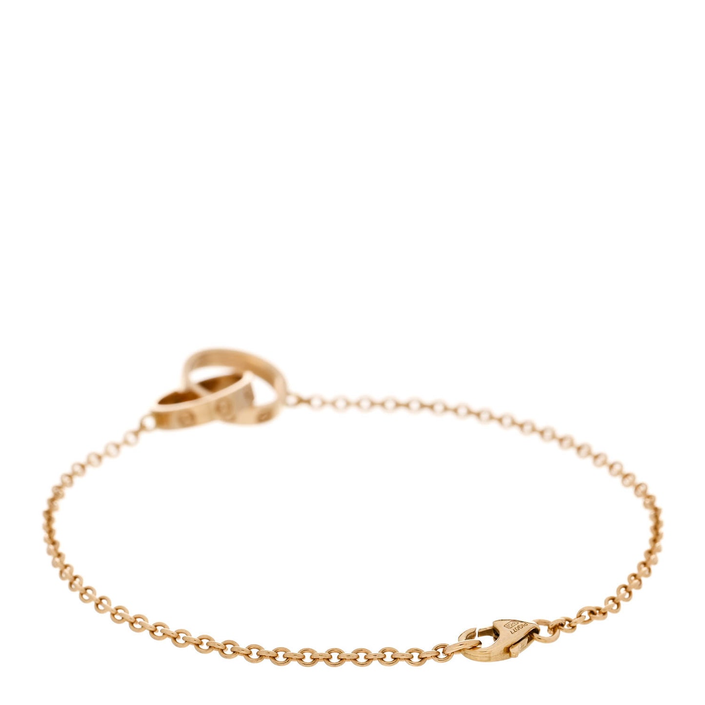 18K Yellow Gold Interlocking LOVE Bracelet