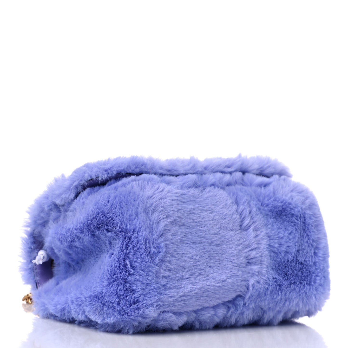 Faux Fur Quilted Virtus Shoulder Bag Orchid