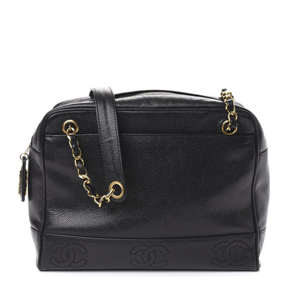 Chanel Caviar CC Shoulder Bag Black 1 of 10