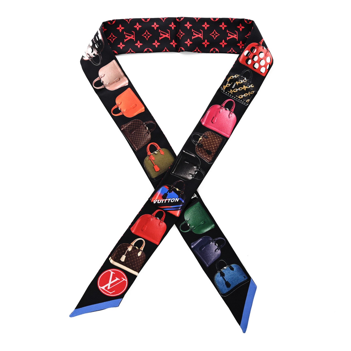 Silk Monogram Tribute To Alma BB Bandeau Black