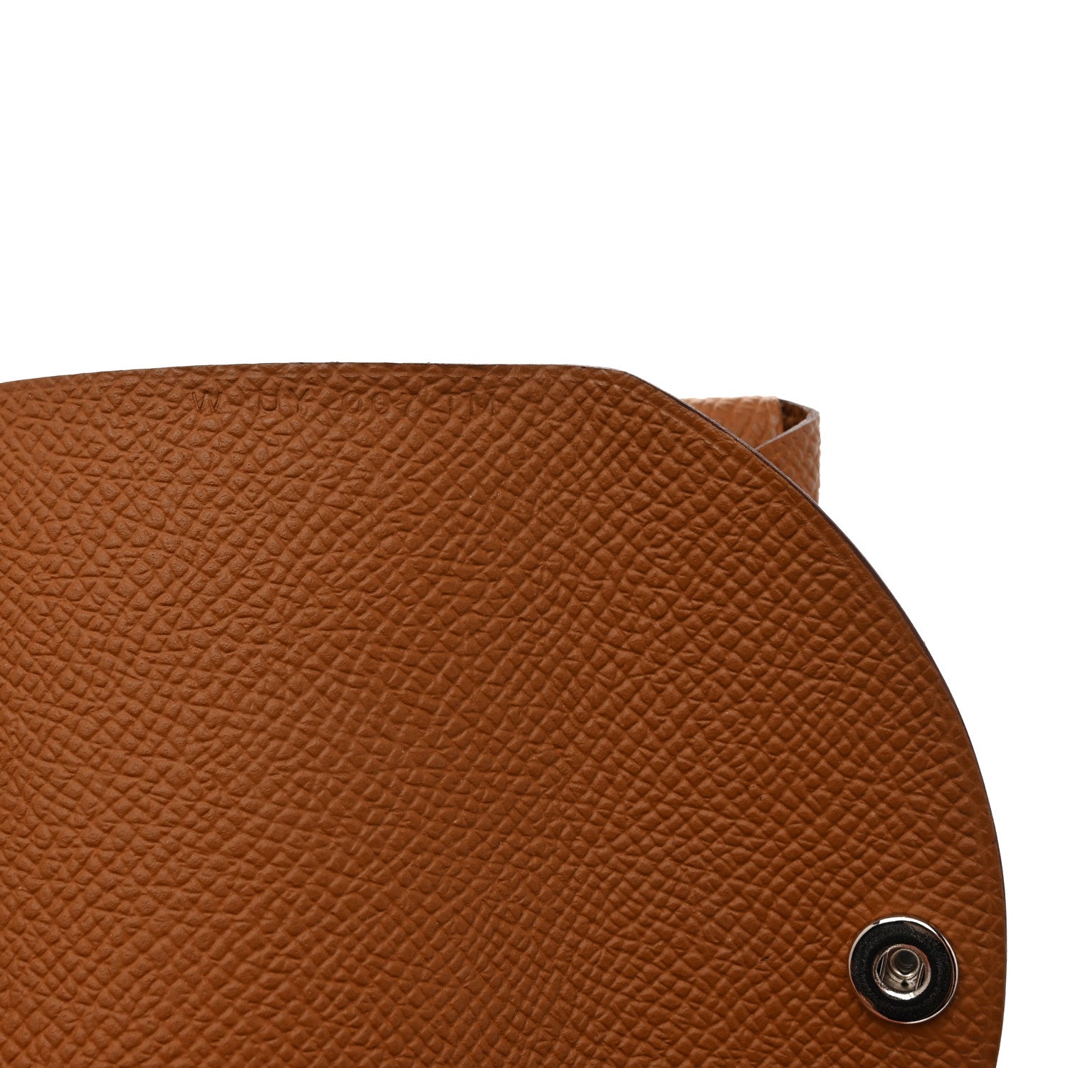 Hermes Epsom Calvi Duo Card Case Gold 7 of 8
