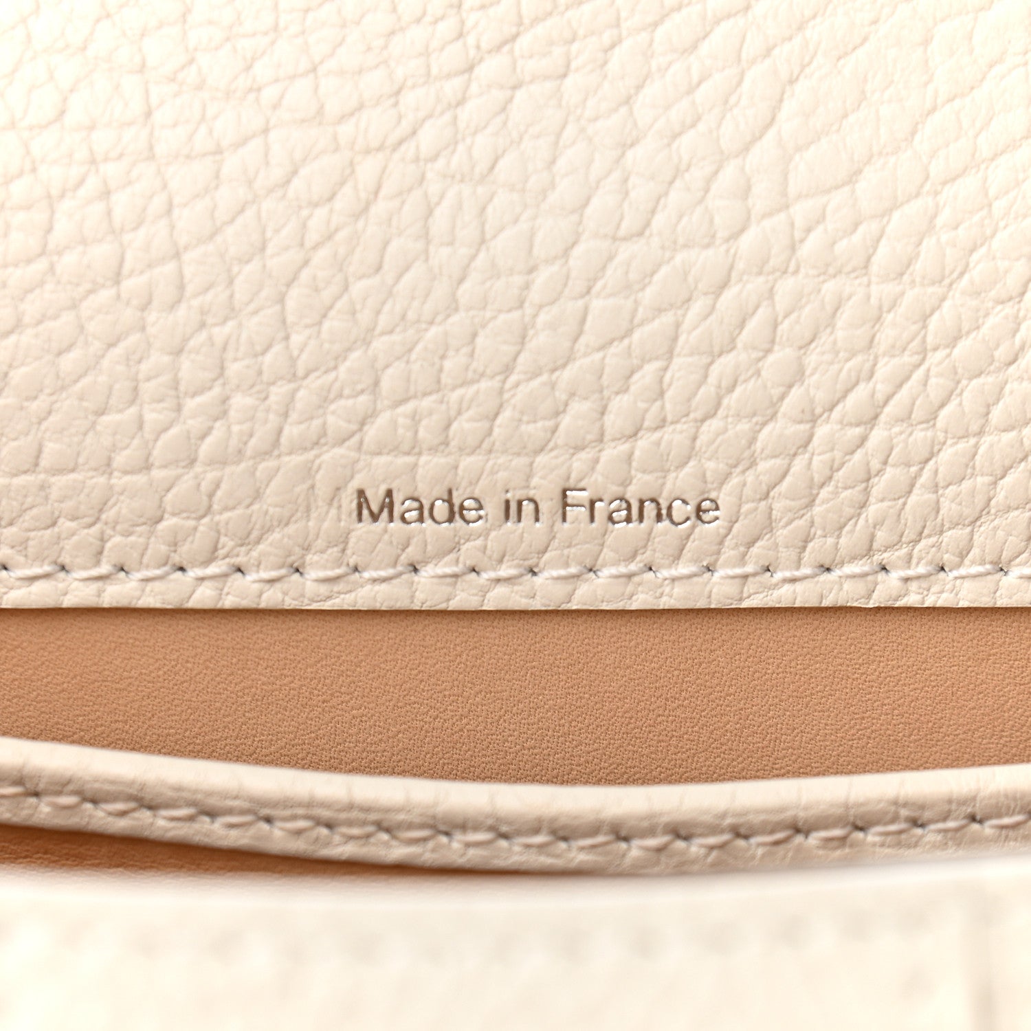 Delvaux Grained Calfskin Mini Brillant Satchel Ivory 5 of 8
