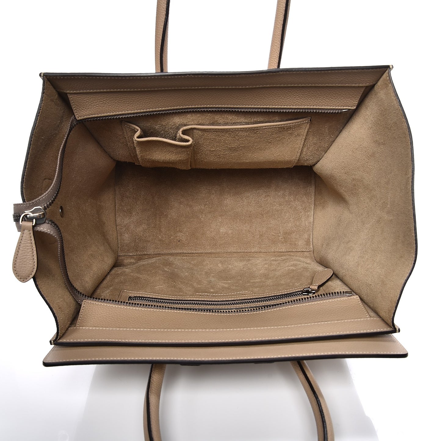 Drummed Calfskin Mini Luggage Dune