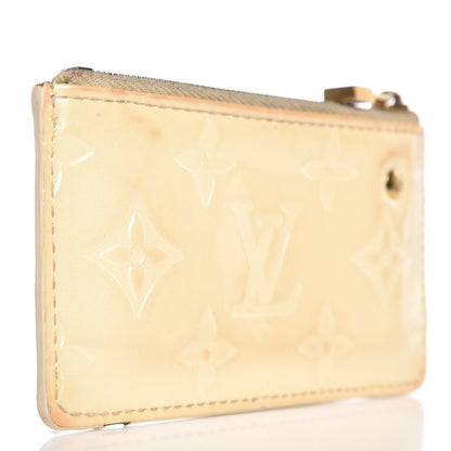 Louis Vuitton Vernis Key Pouch Perle 3 of 18